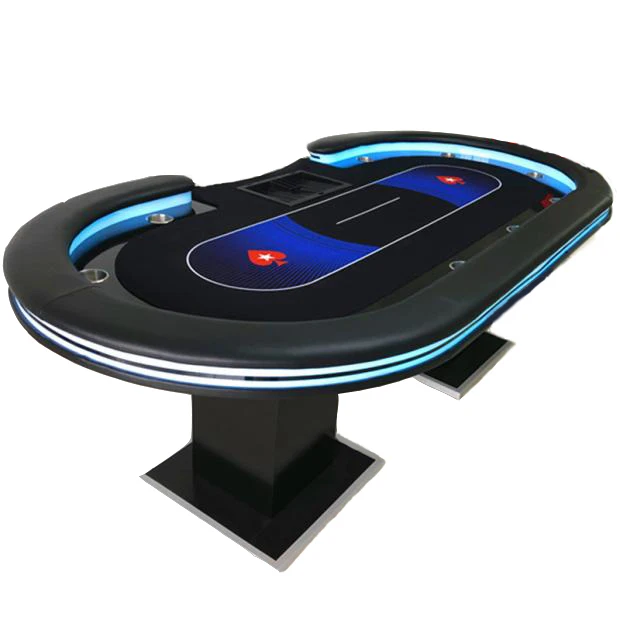 Wholesale 84 Inch Black Casino Table Texas Table Gambling Poker Table