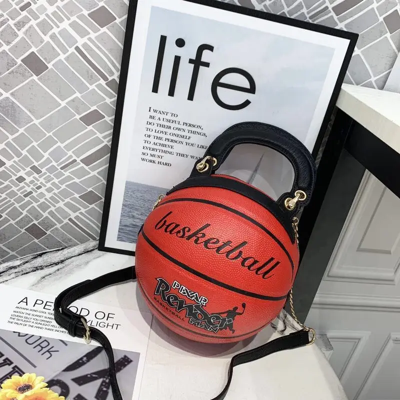 Buy Wholesale China Girls Small Round Basketball Shaped Crossbody