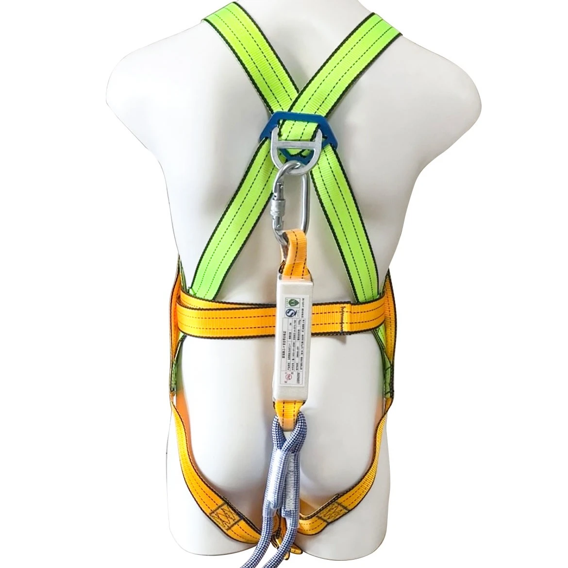 Buckles Double Hook with Lanyard Belt Climbing Parts Full Body Equipment  Safety Harness - China Safety Harness, Fall Protection Harness