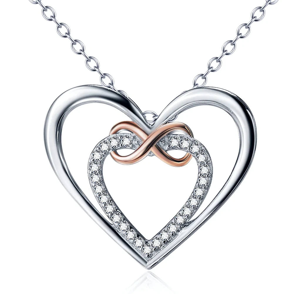 Double The Love Pendant Necklace main image 0