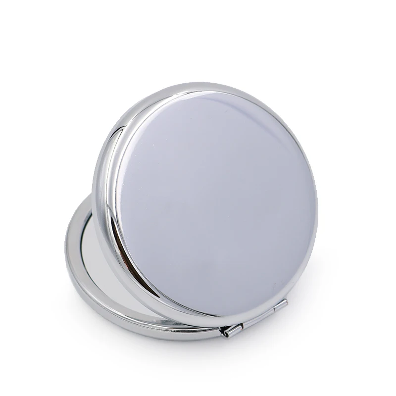 COSMETICS PROMOTIONAL GIFT ROSE GOLD METAL POCKET MIRROR CUSTOM FOLDING ROUND POCKET MIRROR