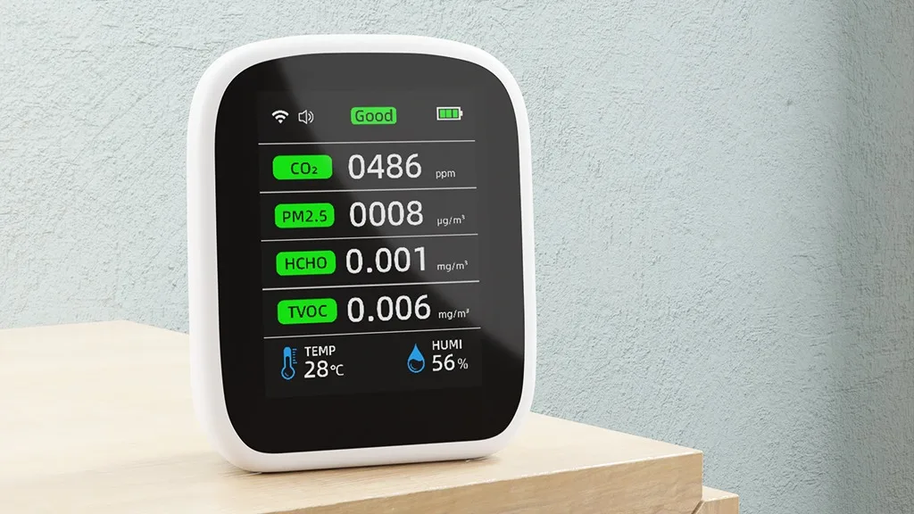 New Mini Multifunctional All In One Air Quality Monitor Portable Indoor Air Quality Monitor Air