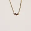 February necklace (O-shaped chain)