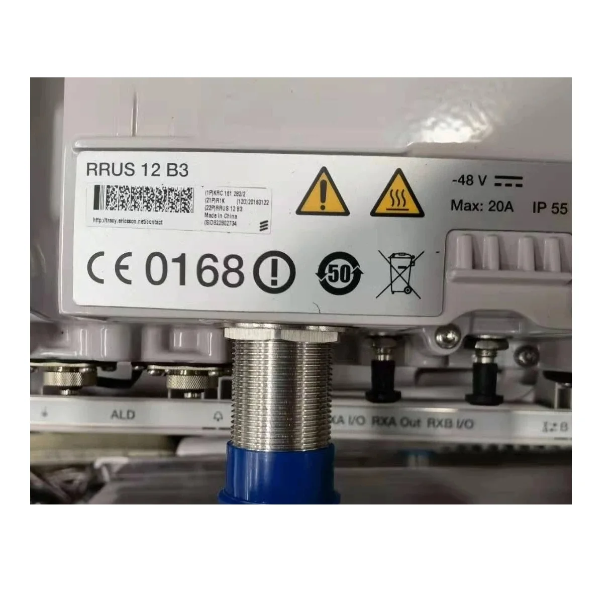Rrus12 Ericsson KRC 161 282/2 RRUS 12 B3 - Reliable Fiber Optic Transceivers