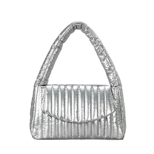 Factory Custom High Quality Nylon Ladies Handbags Luxury Underarm Bag Fashion Large Capacity Women Shoulder Bags