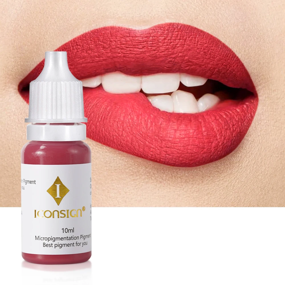 ICONSIGN Tattoo Ink Eyebrow Microblading Pigment in Stock Mouth Eyeliner Tattoo Brow Dye
