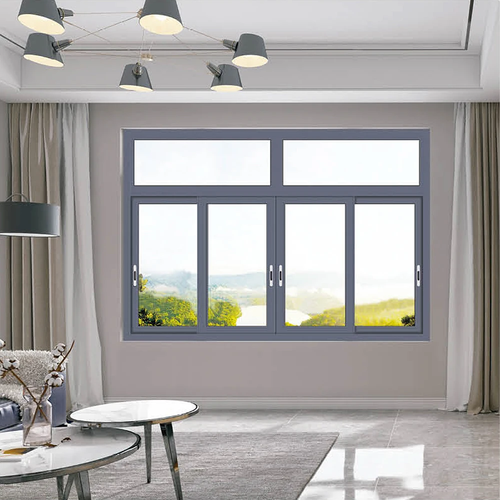 Factory Price Modern Design House Windows Aluminum Sliding Residential Sliding Windows Wholesale for Project