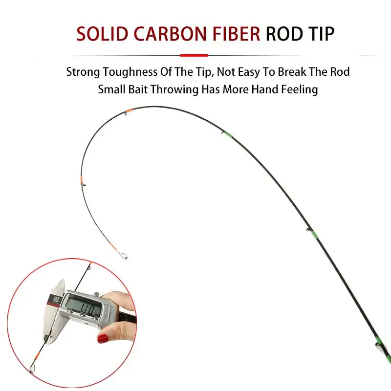 JOHNCOO Ultra Super Fast Soft Lure Rod Freshwater Solid Tips  Fishing Rods