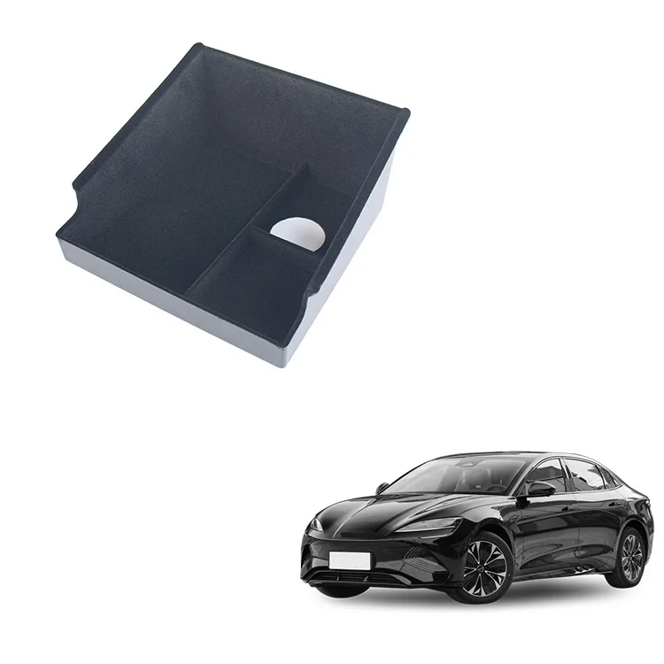 Car Interior Parts Center Armrest Storage box Central Factory Price Inner Box Flocking For BYD Seal 2023 Accessories