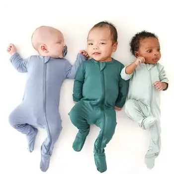 Newborn Baby Clothes Cotton Bodysuit Rompers Infant Waffle Baby Jumper Romper Long Sleeve Baby Footie Overall