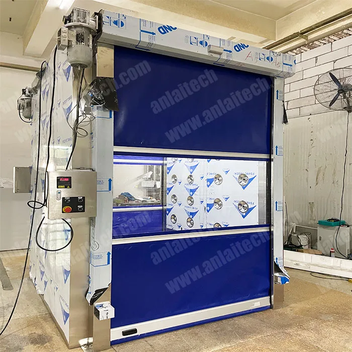 Clean Room Equipment Automatic Rolling Door SUS 304 Cargo Air Shower Electronic Lock