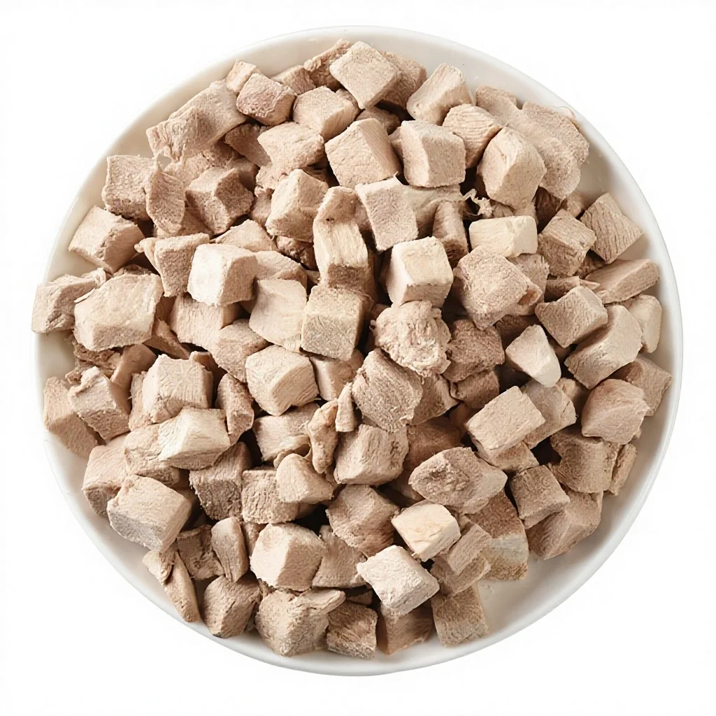 Wholesale Eco-friendly Freeze-Dried Duck Meat Pellets High-Protein Digestive Health Treats for Small Breed Dogs factory