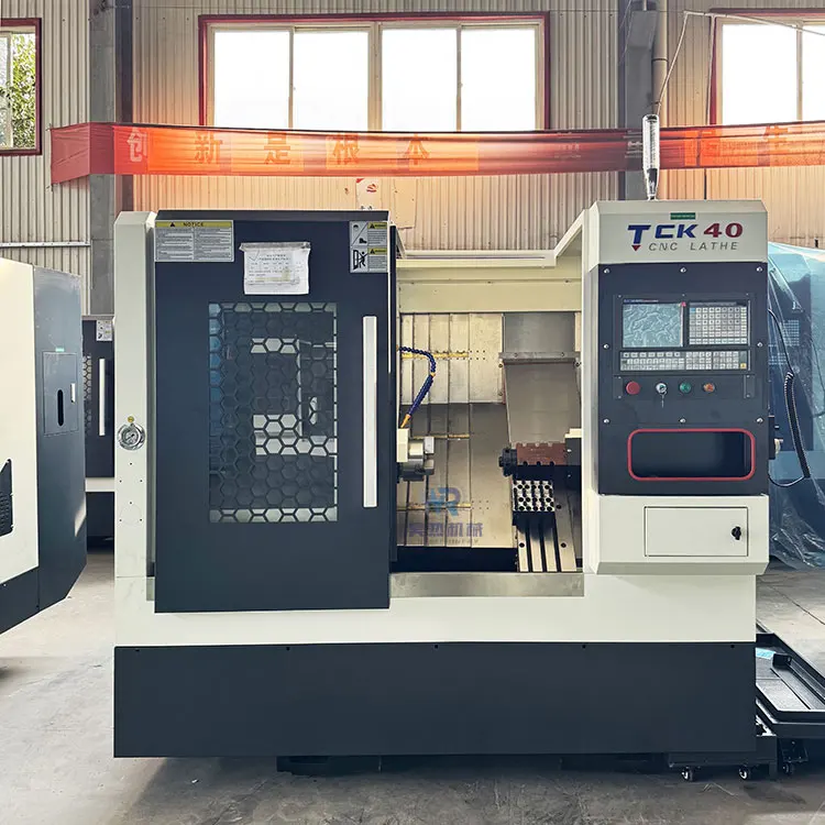 High Quality TCK40 CNC Lathe Horizontal Slant Bed Lathe CNC Turning Machine 0