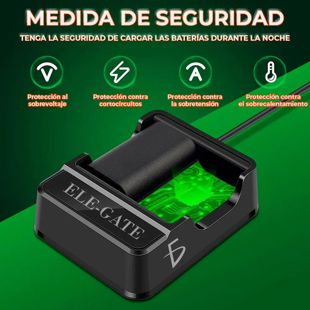 Rechargeable Battery and Charger Compatible with Xbox Series XS/Xbox One