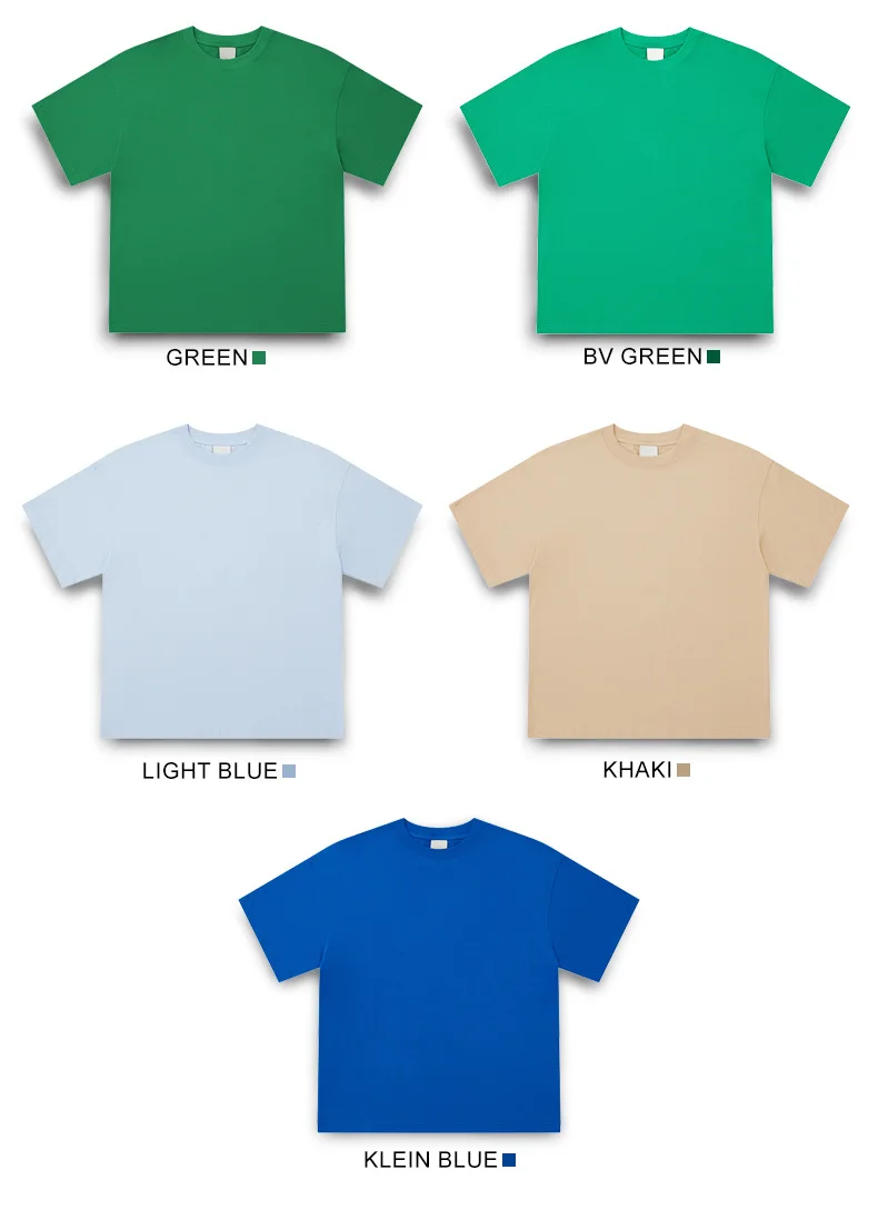 Wholesale Custom Print Embroidery Logo 310grams Oversized Blank Unisex Thick 100% Cotton T Shirt