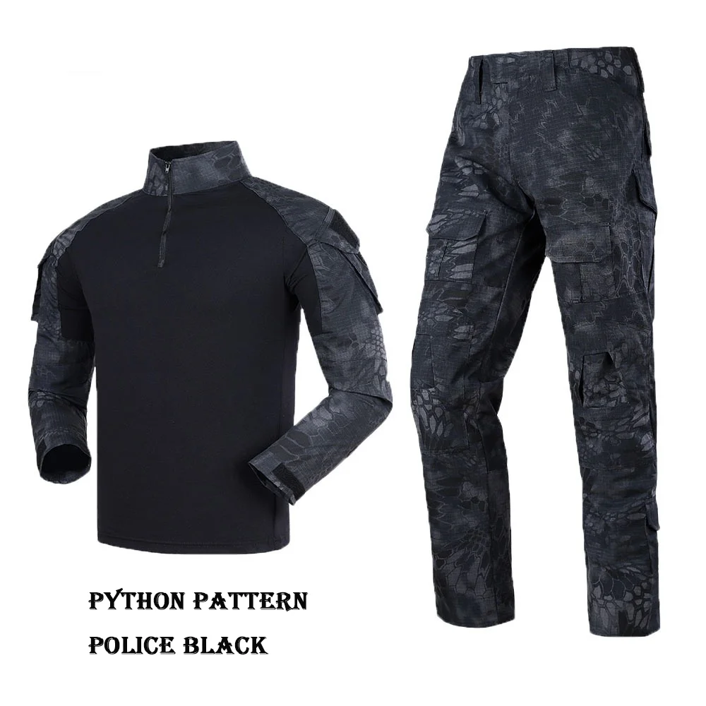 QIYUANT Sportset voor kinderen, jas en broek, tactische kleding