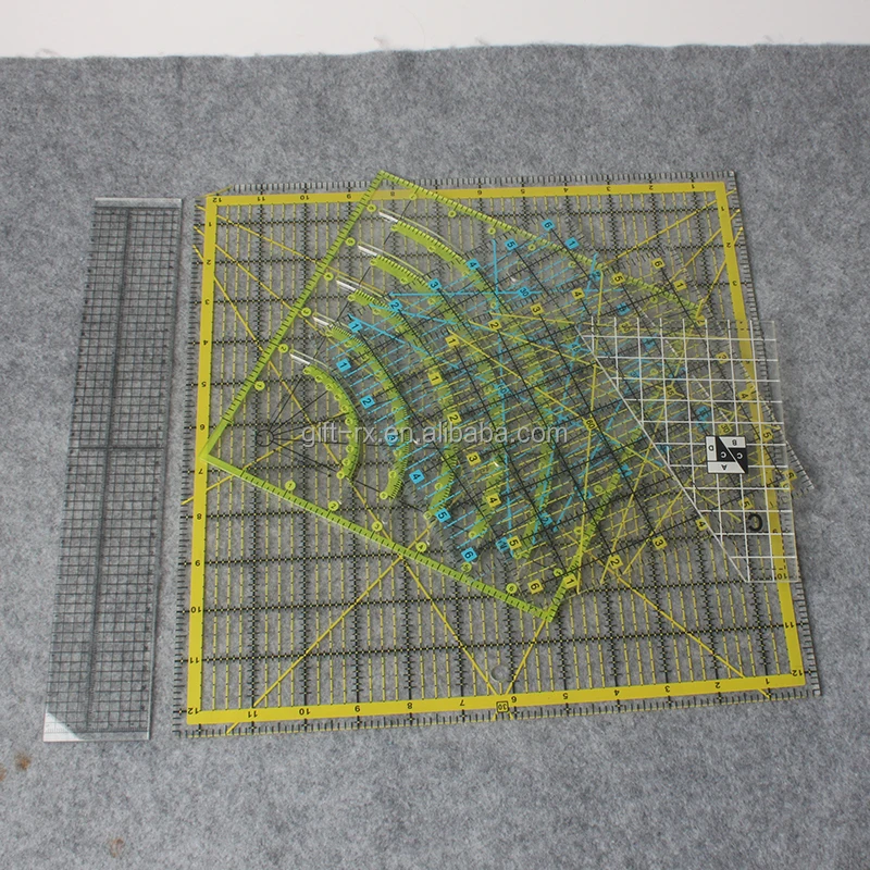 Пользовательская печатная акриловая пластиковая Лазерная режущая линейка для школы и продвижения по службе уникальный Токен