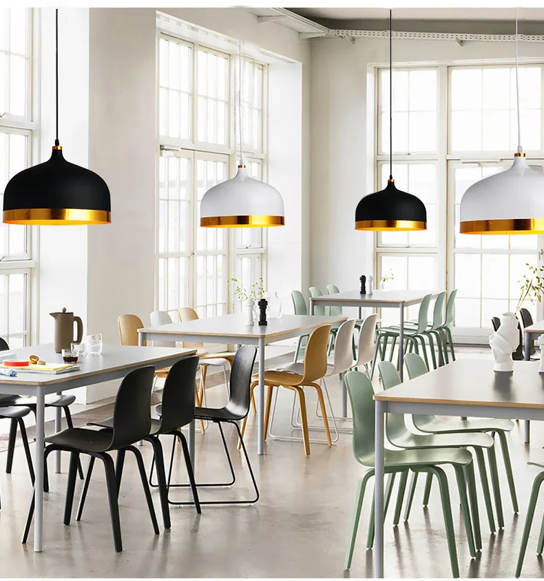 black bar chandelier vintage industrial pendant lamp iron lighting pendant chandelier metal shade