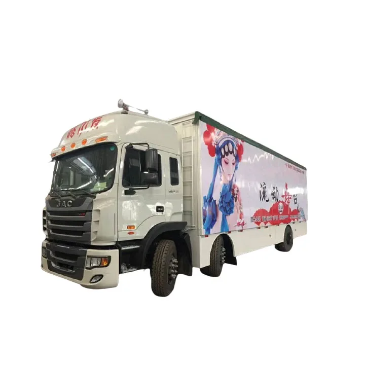 Advertising Outside Broadcast Vehicle 4x2 Mobile Stage Truck for Sale