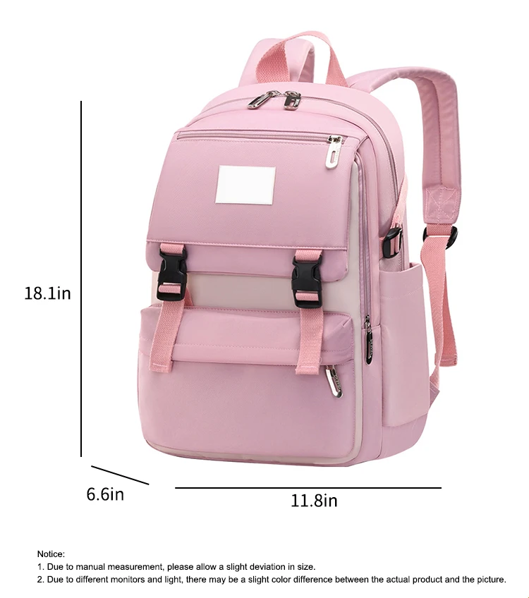 2023 New Style Water Resistant School Bag Custom Girl Lightweight