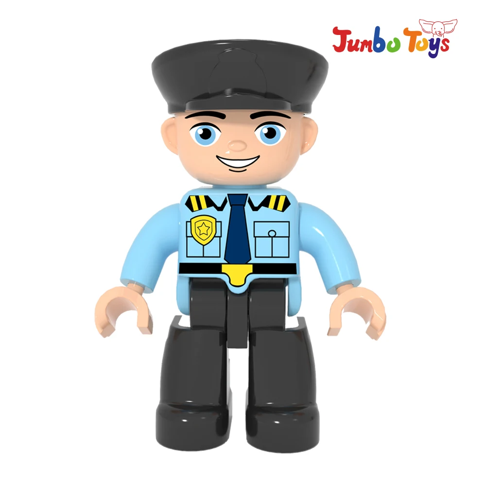 3D Magnetic Figures Magnetic Building Blocks Mini Bricks Plastic Cartoon Dolls Action Toy Figures Kids Toy Set