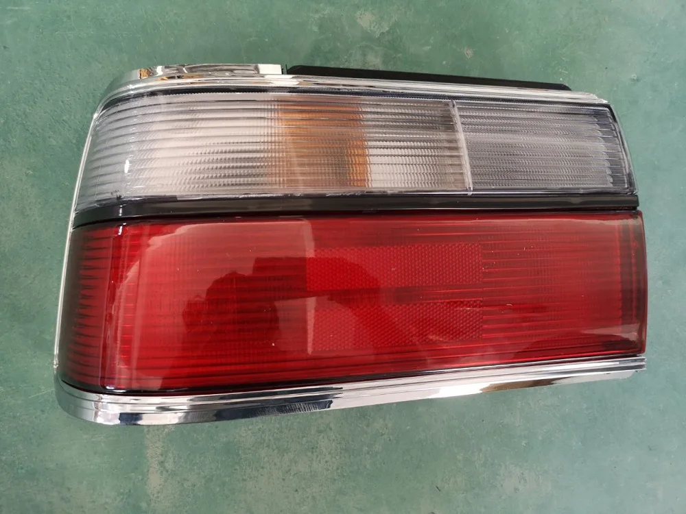 Chrome Tail Lamp for Toyota Corolla AE92 (1988-1991) - Red 12V Car