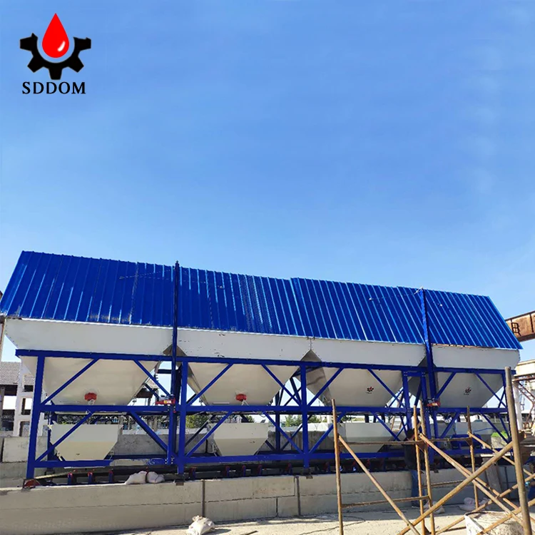 Accumulation Weighing Batcher Aggregate Storage Hopper Batching Machine Bins PLD Sand Stone Hopper for Sale