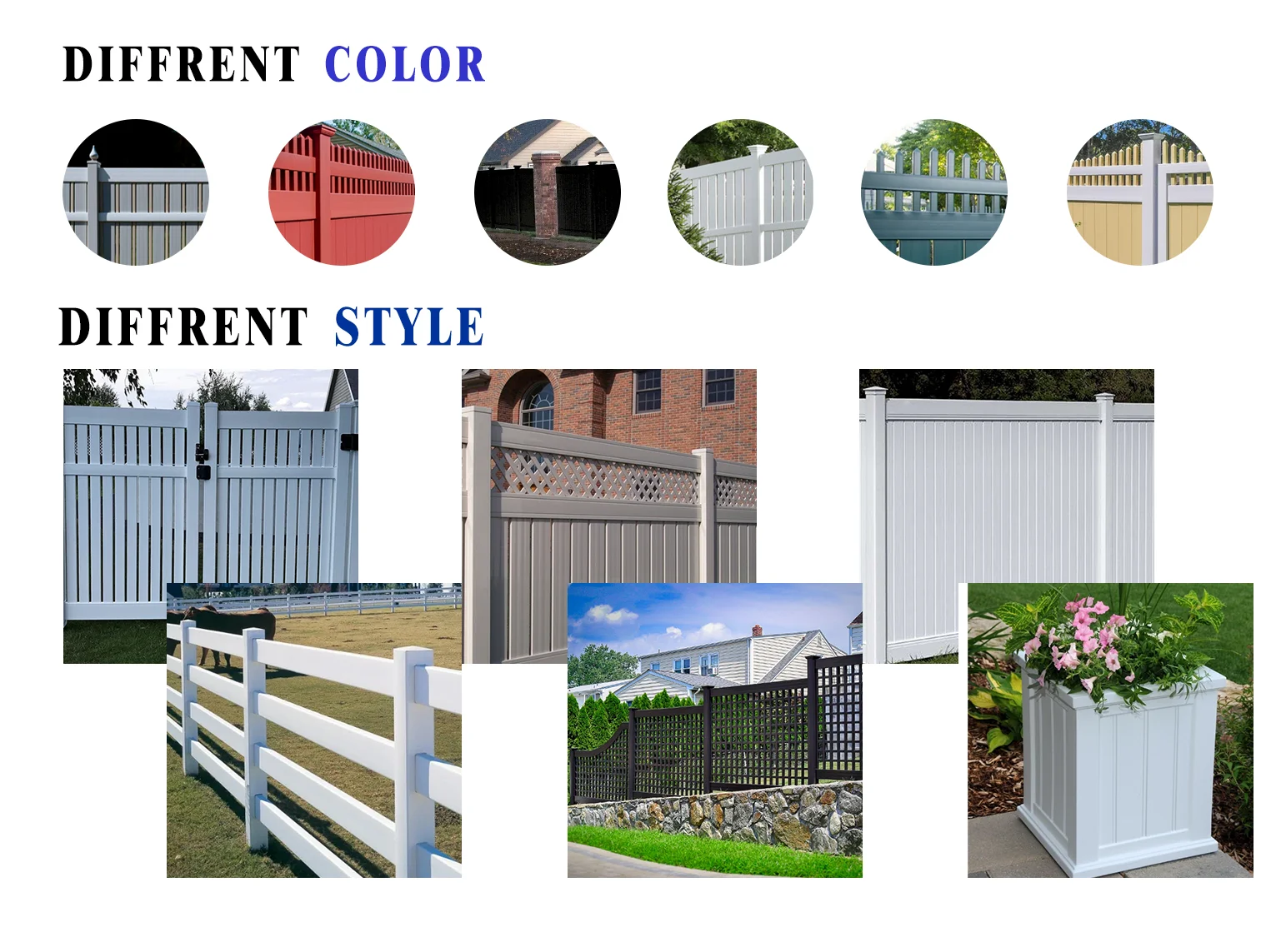 Freedom Cheap Simulated Pvc Vinyl Fence Faux Stone Style In Dark Brown