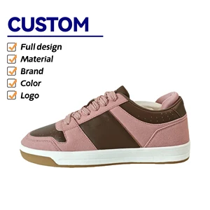Custom Women's Skateboard Shoes Little White Breathable Youth Casual Mesh Lining Fashion Trend Running Platform