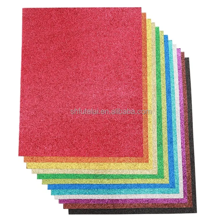 A4 Glitter Paper – Silver (10 Sheets)