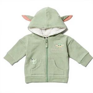 Child Fleece Zip up Hoodie Boys Infant to Toddler