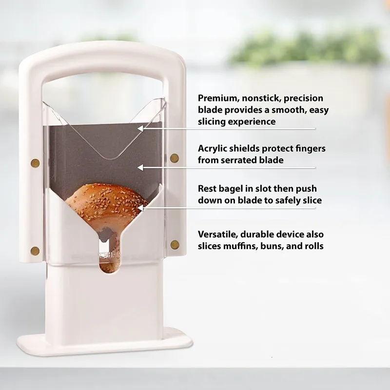 Hot Selling Home Kitchen Bread Slicing Gadget Universal Bagel Cutter