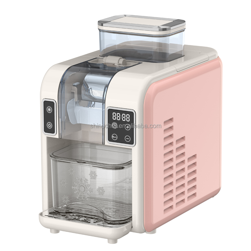 Ice Crusher Snow Flake Ice Machine Automatic Small Korean Bingsu Machine Snow Ice Smoothie Maker  Machine