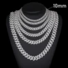 10mm 2 Row-White Gold
