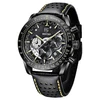 5 Black Dial Yellow Scale -- Leather Belt