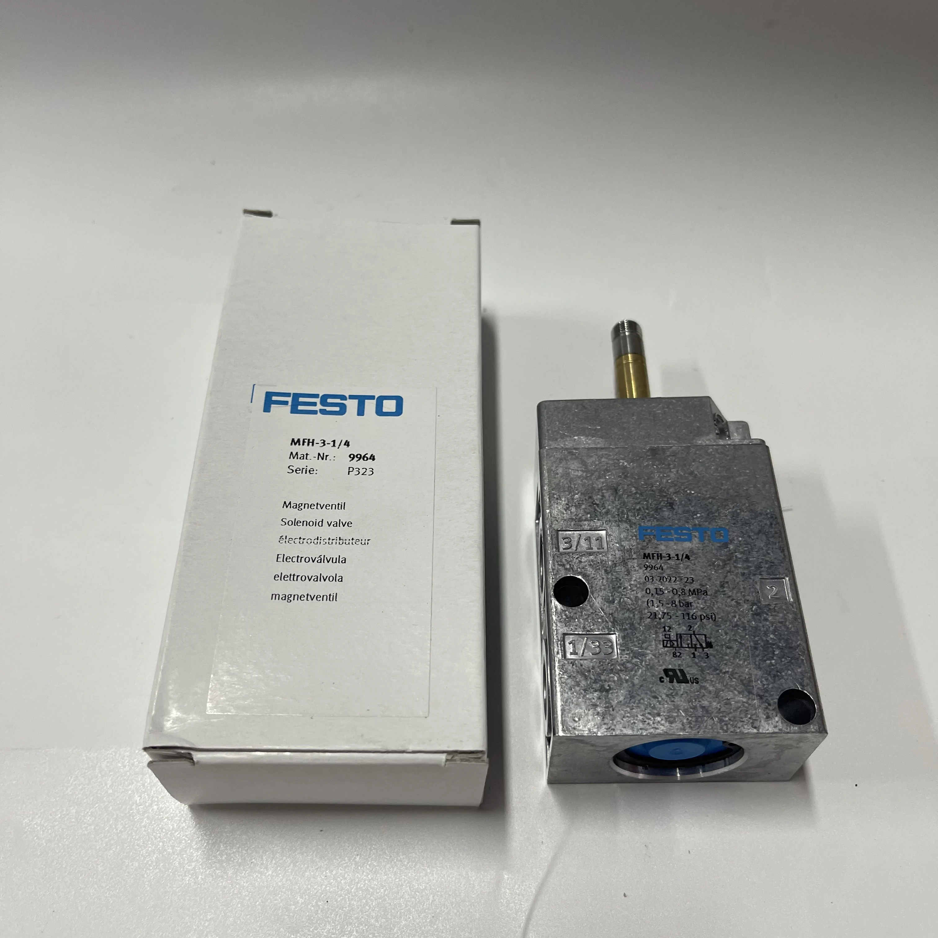 Festo Solenoid Valve MFH-3-1/4 Festo Solenoid Valve MFH-3-1/4