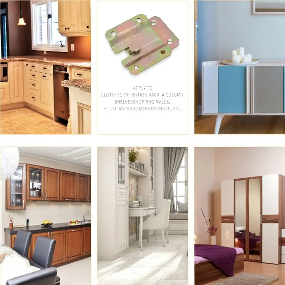 Metal Invisible Hinges Hooks Headboard Display Wall Iron Interlocking