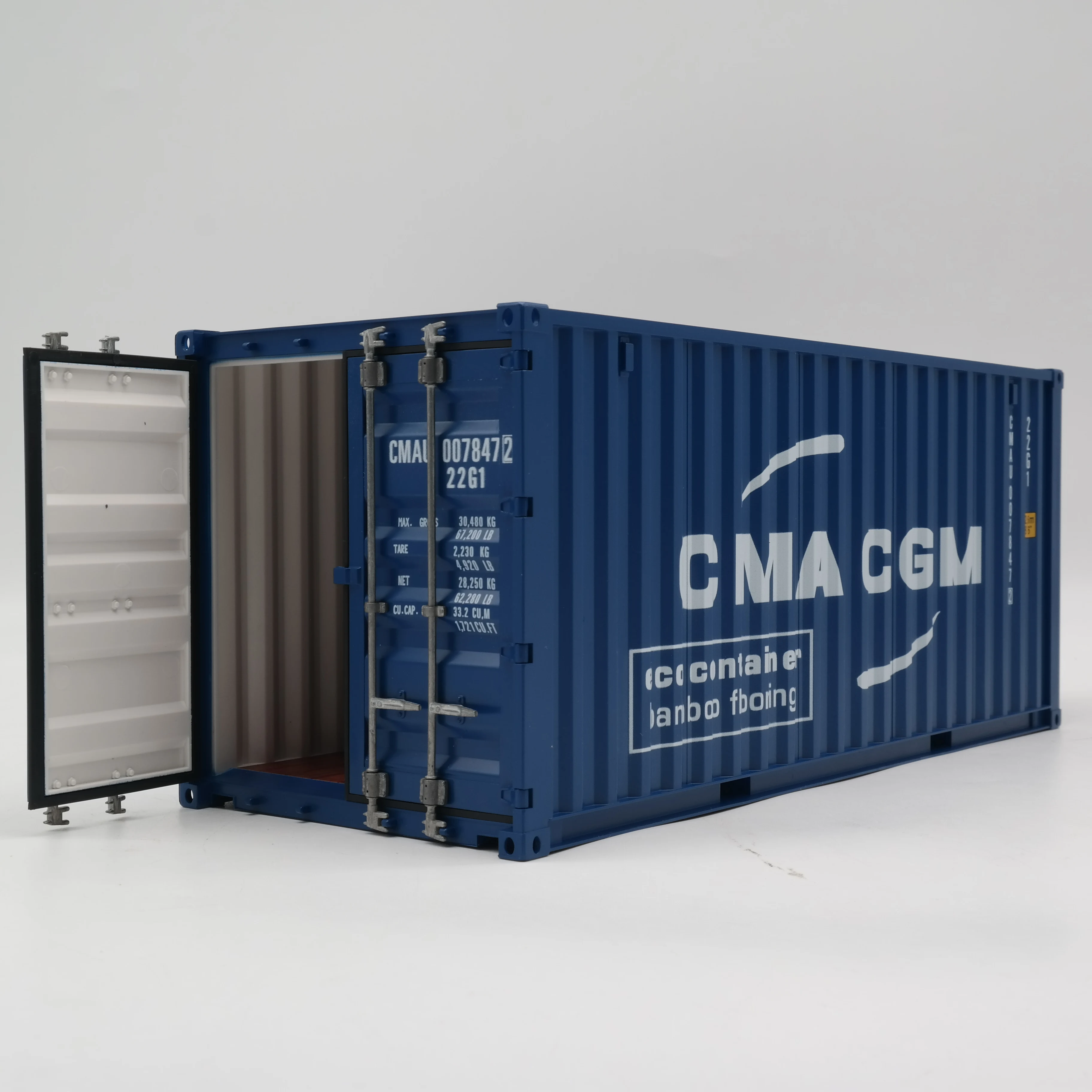 【A】O.A.S Container Model Factory 20GP Plastic Crafts Shipping Freight Forwarder Gift CMA CGM Miniature Container Model