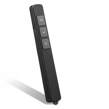 Multifunctional Laser Pointer Pen for PPT Presentations Black Body with Wireless Remote Control and Page Flip Feature