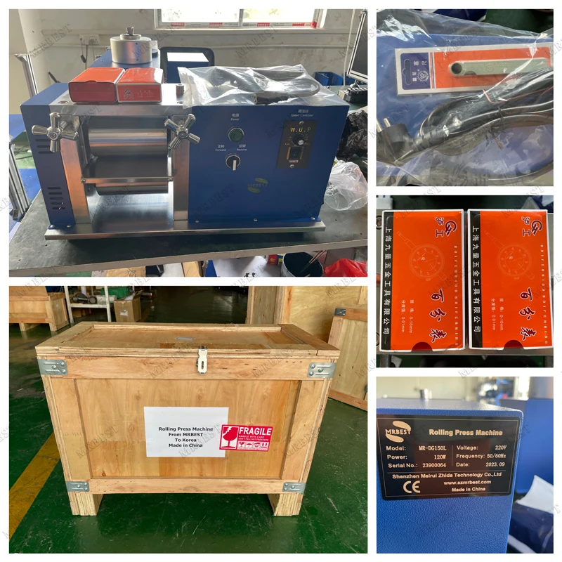 Lithium Ion Battery Making Machine Automatic Battery Electrode Rolling Press Calendering Machine