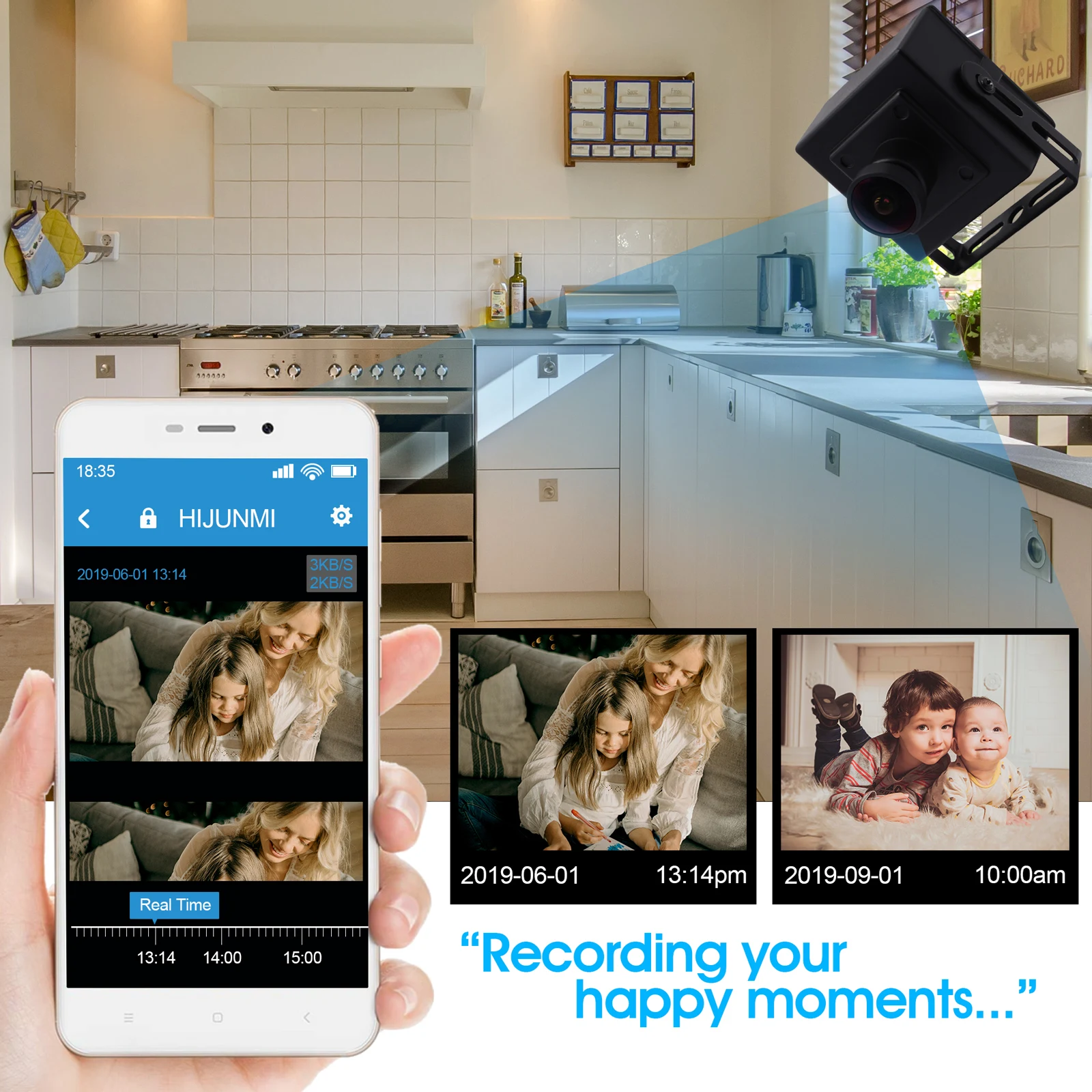 ELP 170 Degree Wide Angle Fisheye Lens Mini Web Camera USB Security Camera for Home Security and Machine Vision System