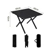 60 cm Noir (Table Individuelle)
