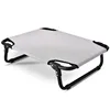 Grey foldable iron frame bed