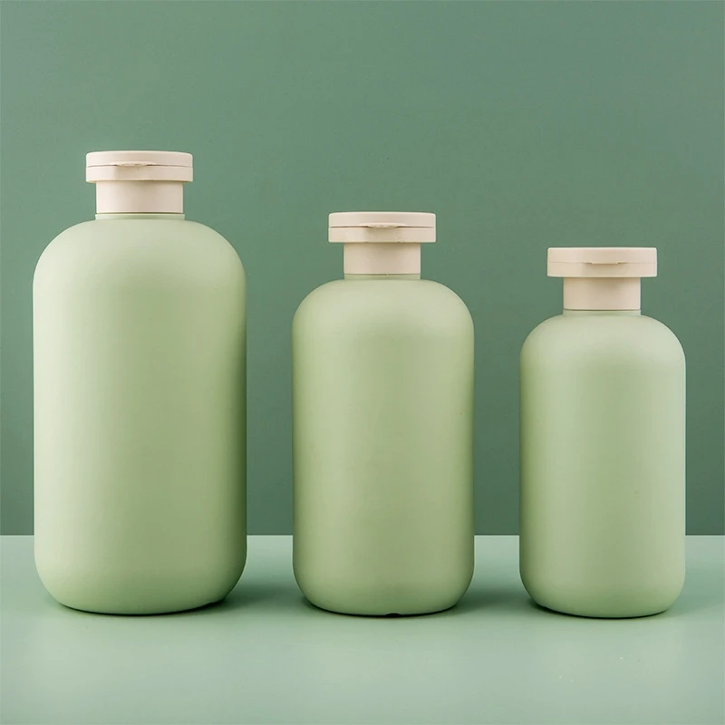 Soft Touch Matte 260ML HDPE Shampoo Body Wash Lotion Packaging Container Flip Top Cap Empty Plastic Squeeze Lotion Bottles
