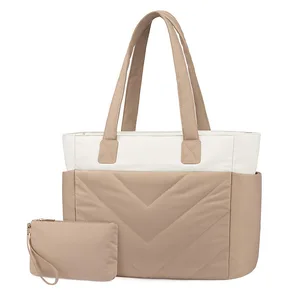 2026 New Women's Designer Lightweight Shoulder Tote Bag Fashion Casual Travel Quilted Tote Bag for Office Work Weekend Outings