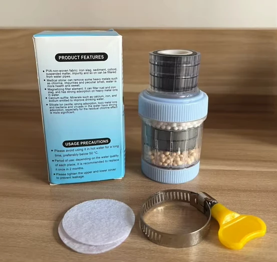 360° Purifier Kitchen Tap Filtration Activated Carbon Removes Chlorine Fluoride Heavy Metals Hard Water for Home Kitchen