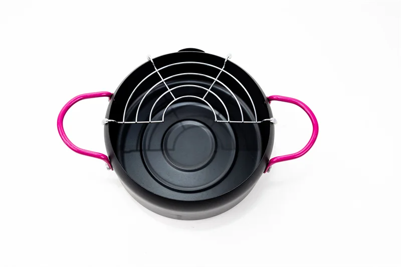 Ht 28cm Carbon Steel Kitchen Cookware Japan Japanese Style Tempura Deep