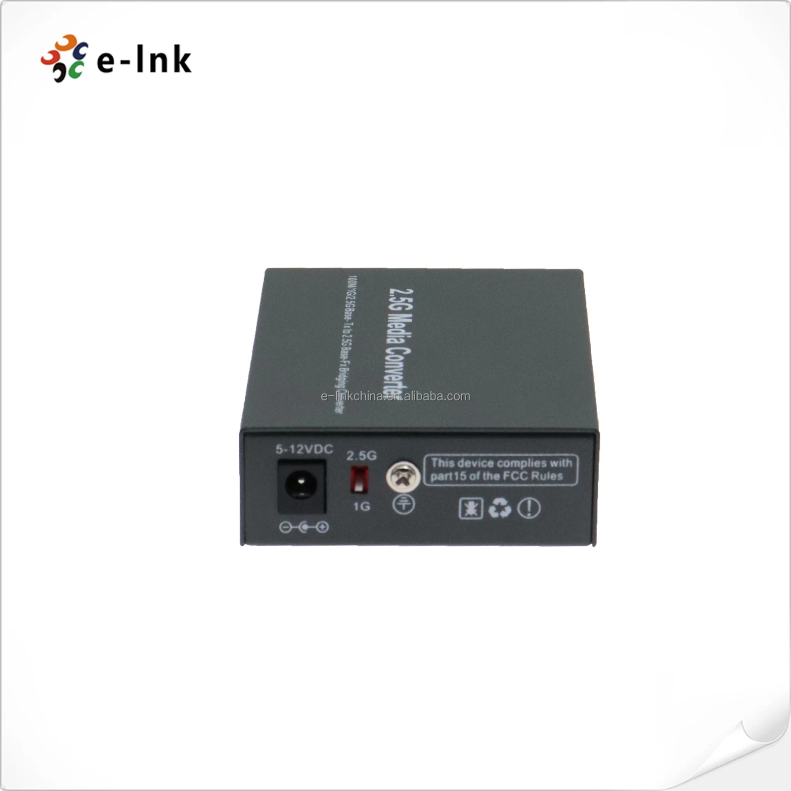 2.5G Fiber Media Converter 100M 1G 2.5G to 2.5G Base-SX/LX SFP Optical Ethernet Media Converter