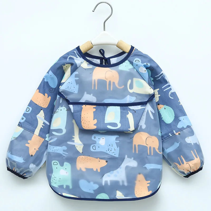 Tablier A Manches Longues Pour Bebe Impermeable Et Anti Salete Quatre Saisons Bavoir D Alimentation Pour Enfant Buy Tablier Impermeable Tabliers Bib Product On Alibaba Com