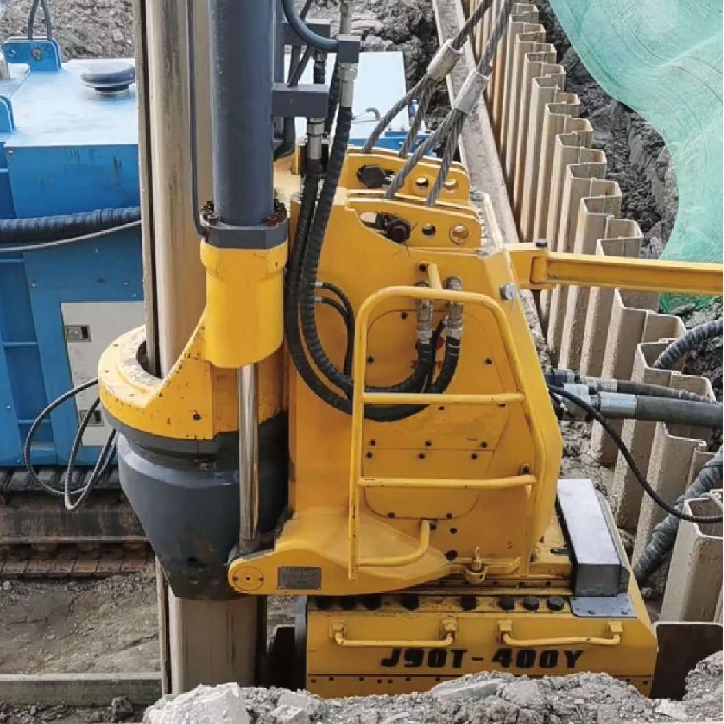 Multi-functional Pile Driver Sheet Piling Equipment Silent Piler for Sale